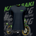 Kawasaki Rider Graphic T-Shirt – Biker Streetwear Tee | Premium Cotton Motorcycle Shirt