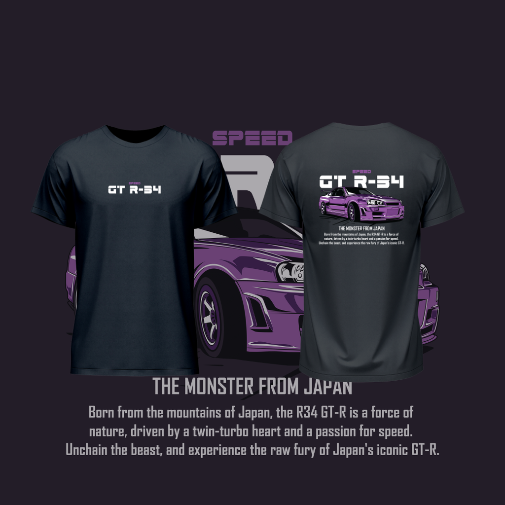 GTR Street Racer Graphic T-Shirt – JDM Car Lovers | Premium Cotton Streetwear Tee