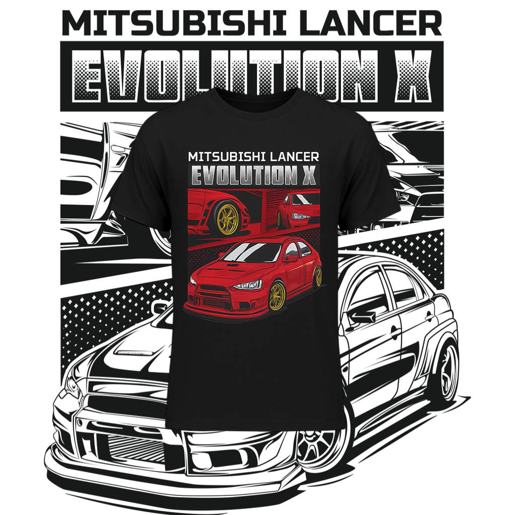 Lancer Evolution Graphic T-Shirt – JDM Street Racing Tee | Premium Cotton Car Enthusiast Shirt